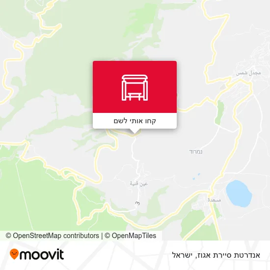 מפת אנדרטת סיירת אגוז