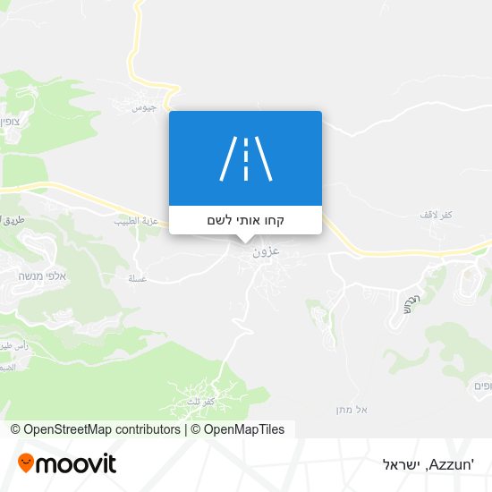 מפת 'Azzun