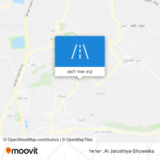 מפת Al Jarushiya-Shuweika