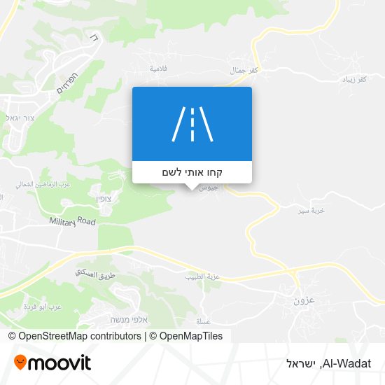 מפת Al-Wadat