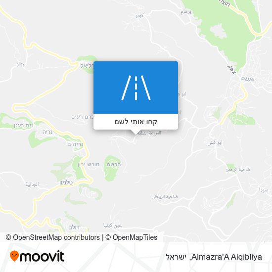מפת Almazra'A Alqibliya