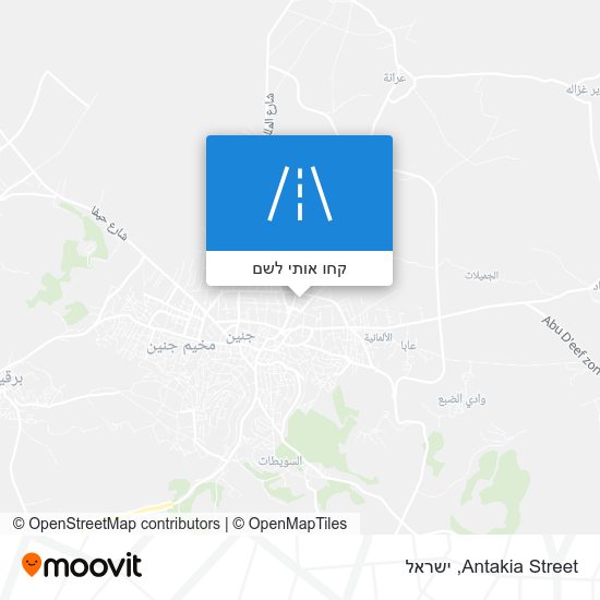 מפת Antakia Street