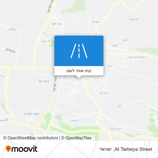 מפת At Tarbeya Street
