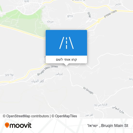 מפת Bruqin Main St.