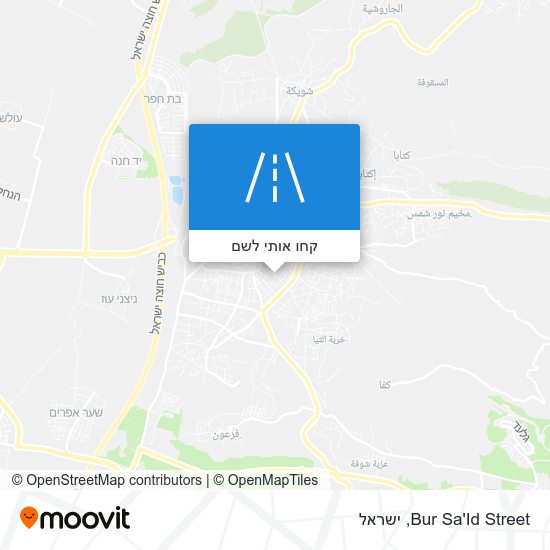 מפת Bur Sa'Id Street