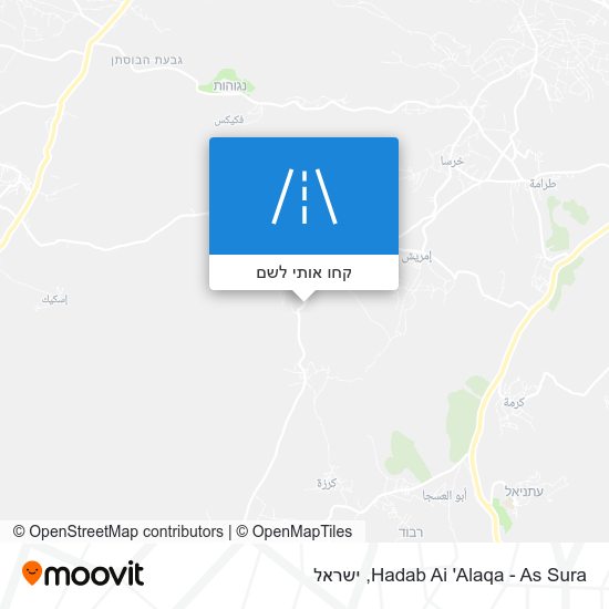 מפת Hadab Ai 'Alaqa - As Sura