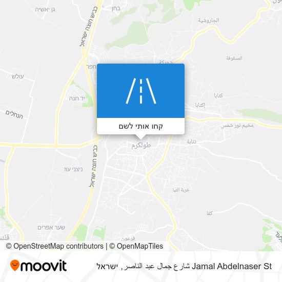 מפת Jamal Abdelnaser St شارع جمال عبد الناصر