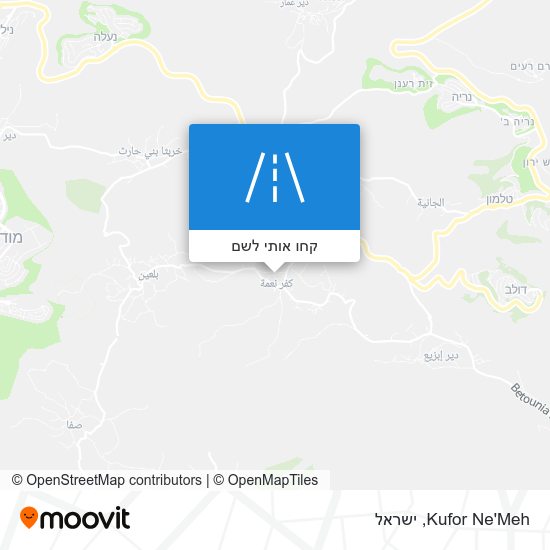 מפת Kufor Ne'Meh