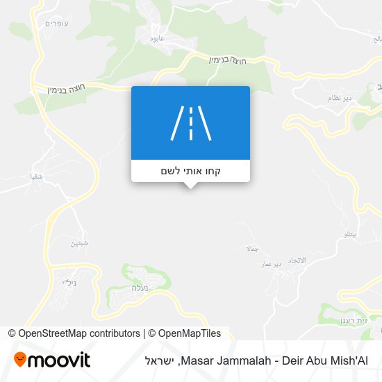 מפת Masar Jammalah - Deir Abu Mish'Al
