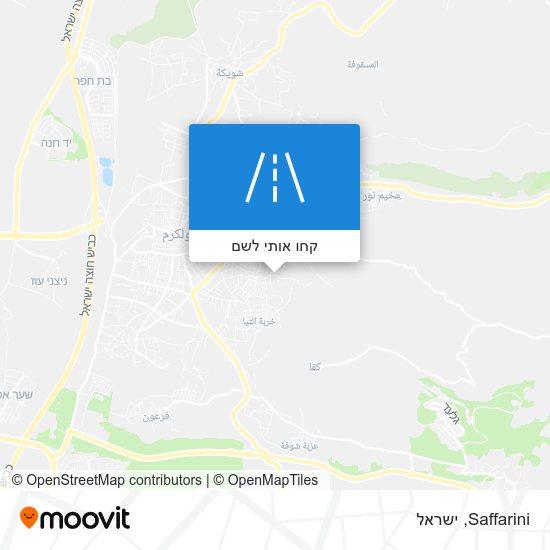 מפת Saffarini