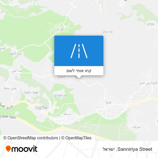 מפת Sanniriya Street
