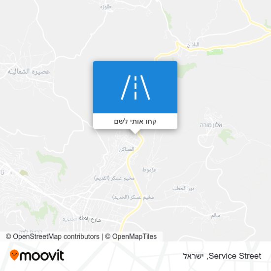 מפת Service Street