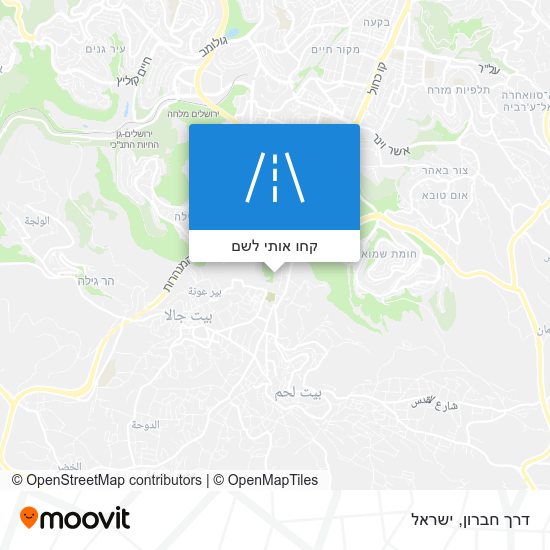 מפת דרך חברון