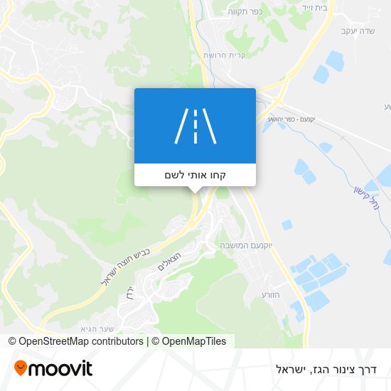 מפת דרך צינור הגז