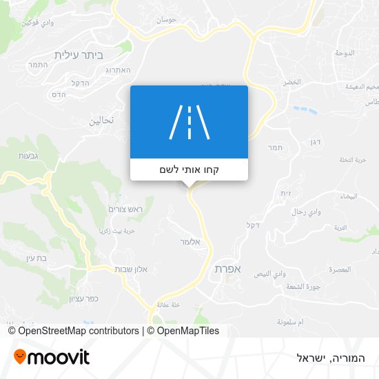 מפת המוריה