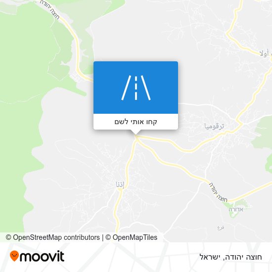 מפת חוצה יהודה