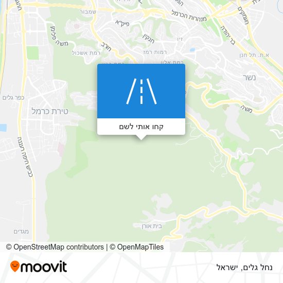 מפת נחל גלים