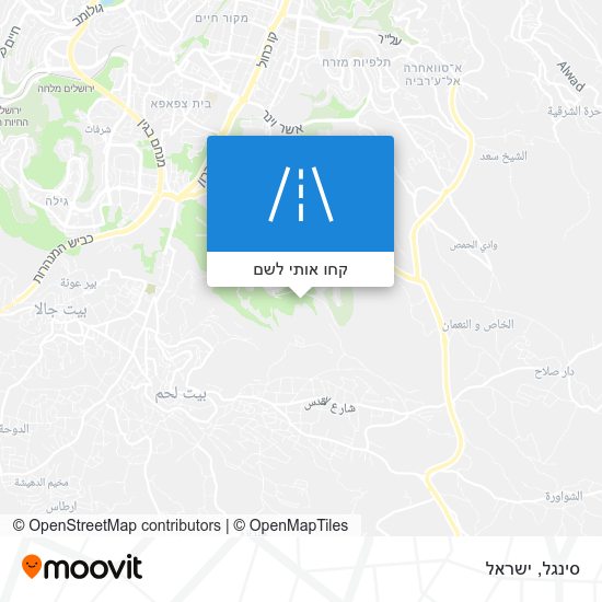 מפת סינגל