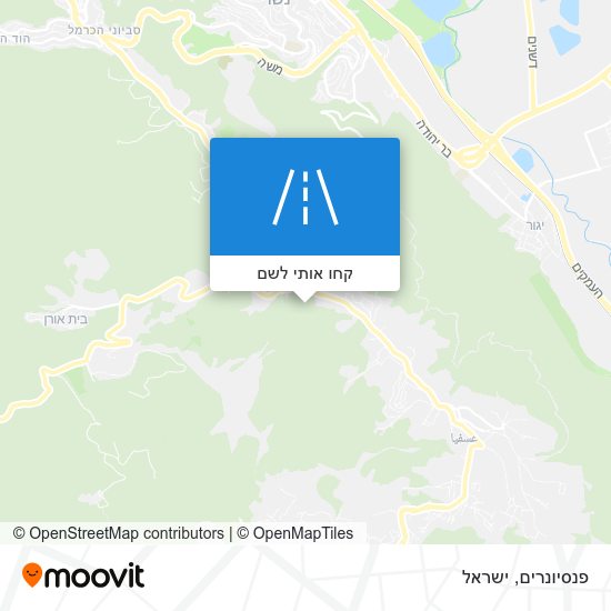 מפת פנסיונרים