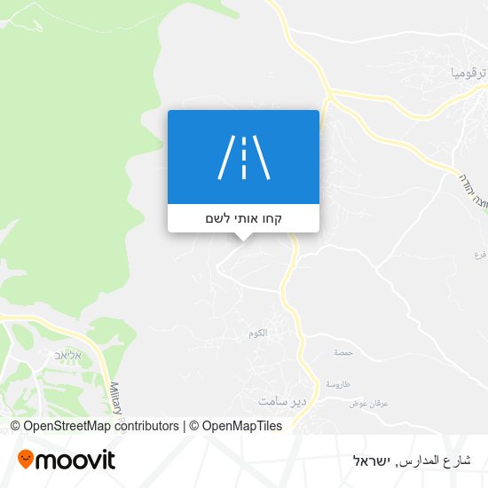 מפת شارع المدارس
