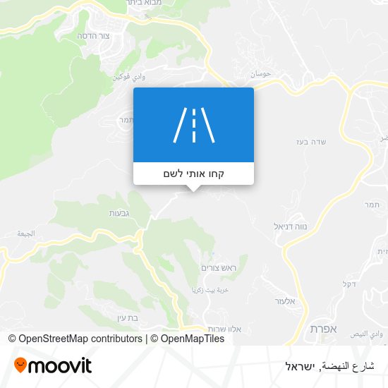 מפת شارع النهضة