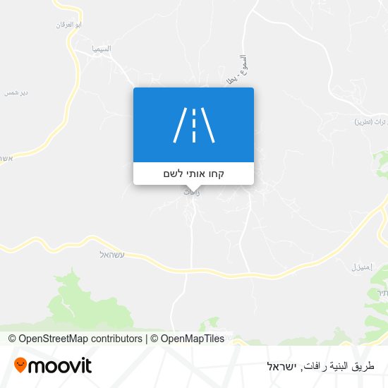 מפת طريق البنية رافات