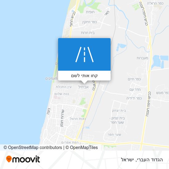 מפת הגדוד העברי