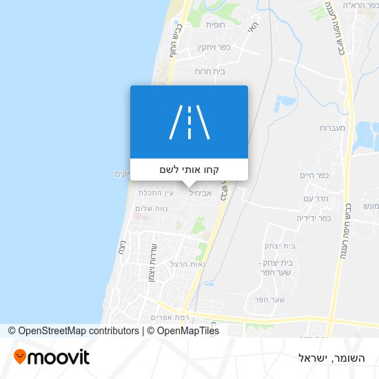 מפת השומר