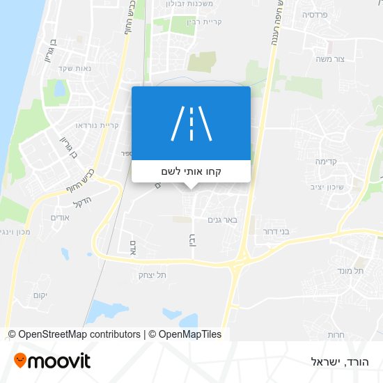 מפת הורד