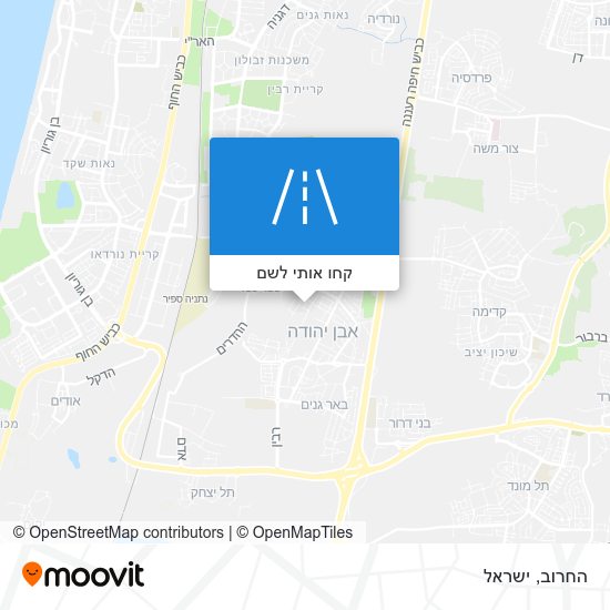 מפת החרוב