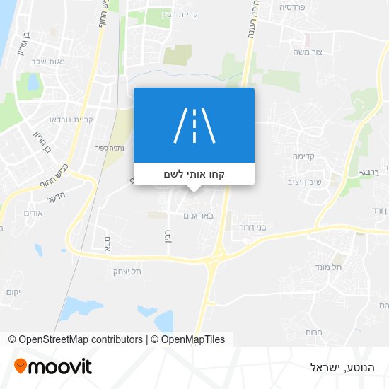 מפת הנוטע