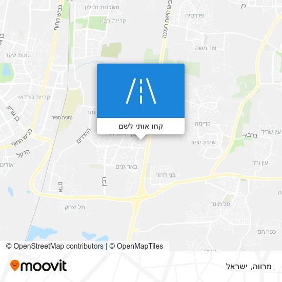 מפת מרווה