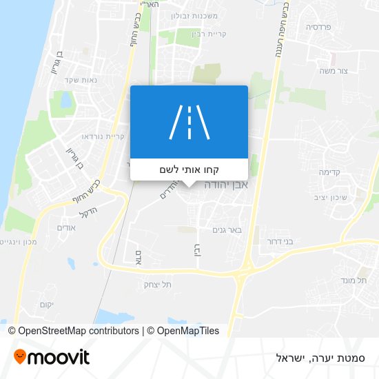 מפת סמטת יערה
