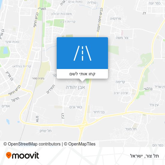 מפת תל צור