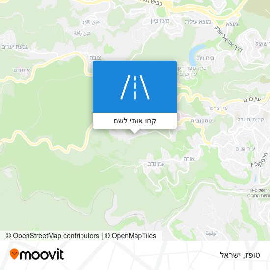 מפת טופז