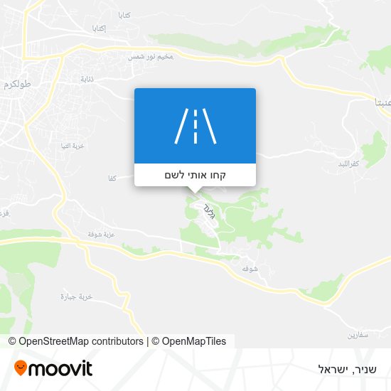 מפת שניר