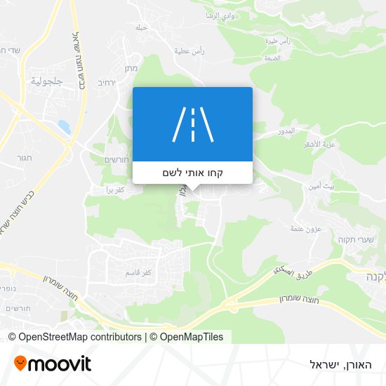 מפת האורן