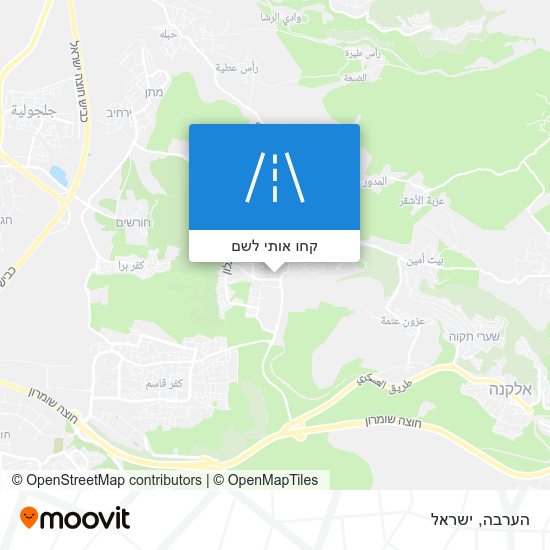 מפת הערבה