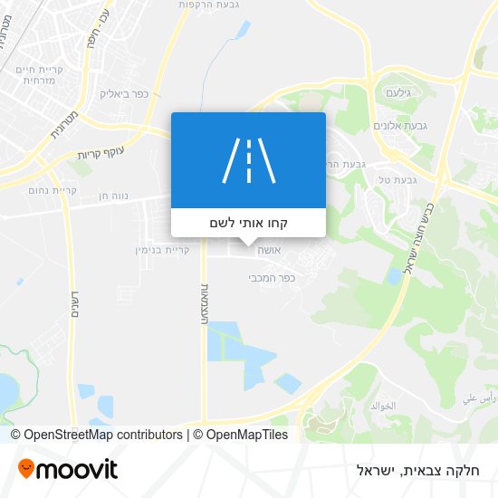 מפת חלקה צבאית