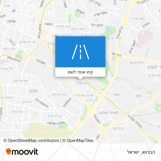 מפת הברוש