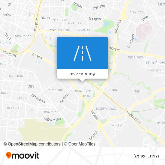 מפת הזית