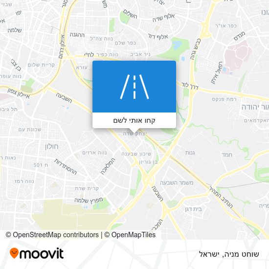 מפת שוחט מניה