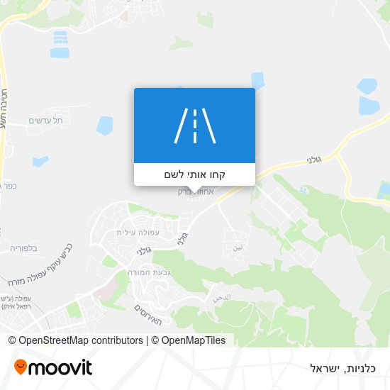 מפת כלניות