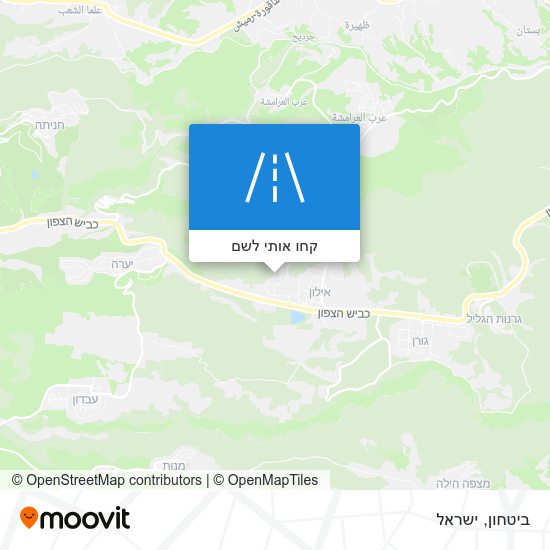 מפת ביטחון