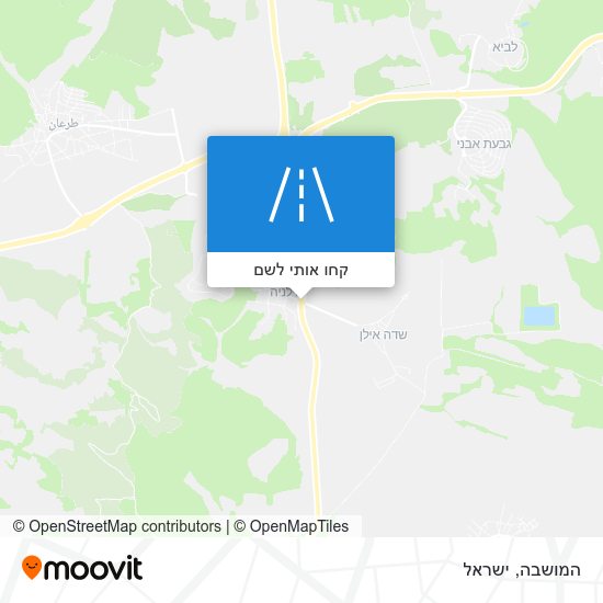 מפת המושבה