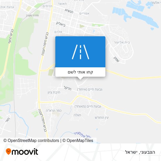 מפת הצבעוני