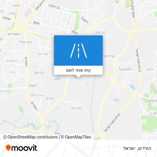 מפת הורדים