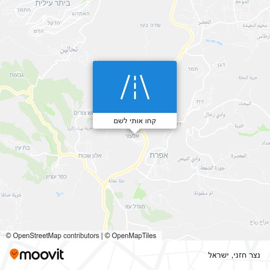 מפת נצר חזני