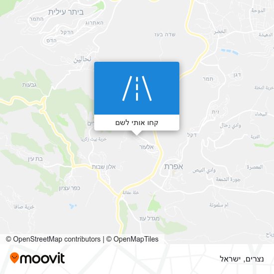 מפת נצרים