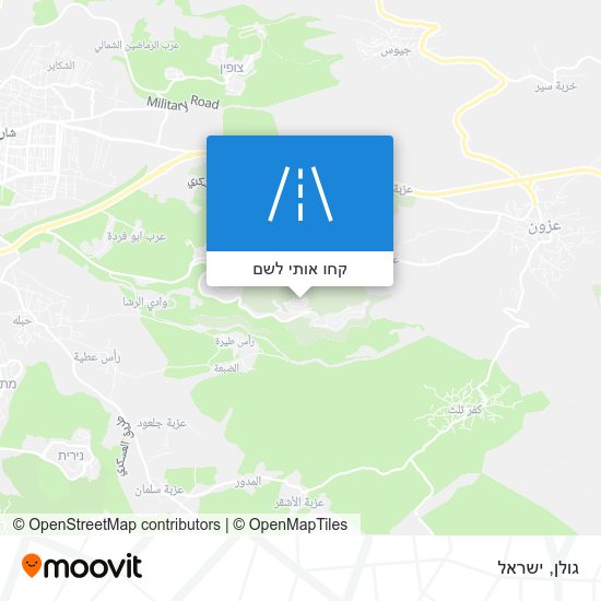 מפת גולן